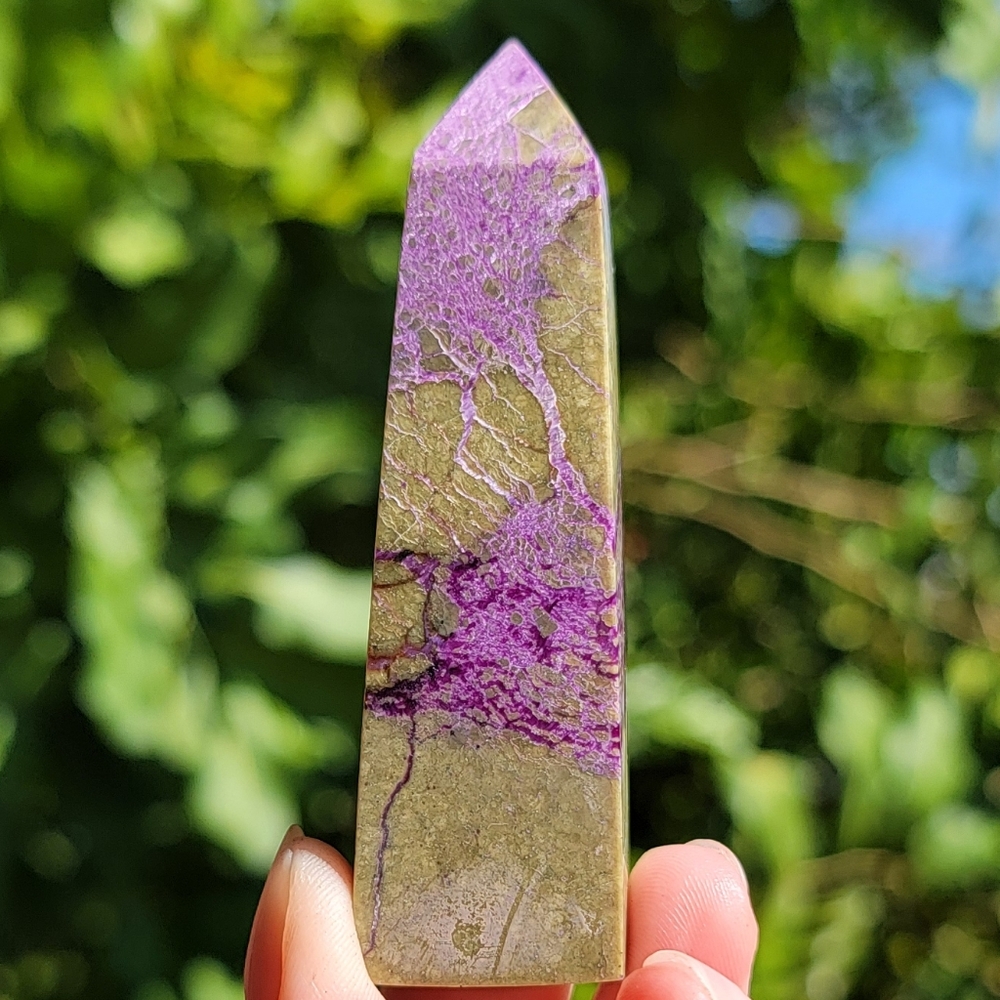 (H) NEW 2.78" x 0.6" (thickness) VELVET FLASH ATLANTISITE TOWER